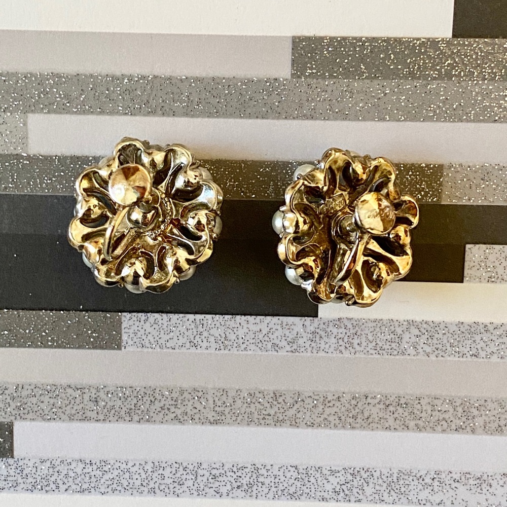 Rare vintage 1950s-1960s earrings - Picture 4 of 5